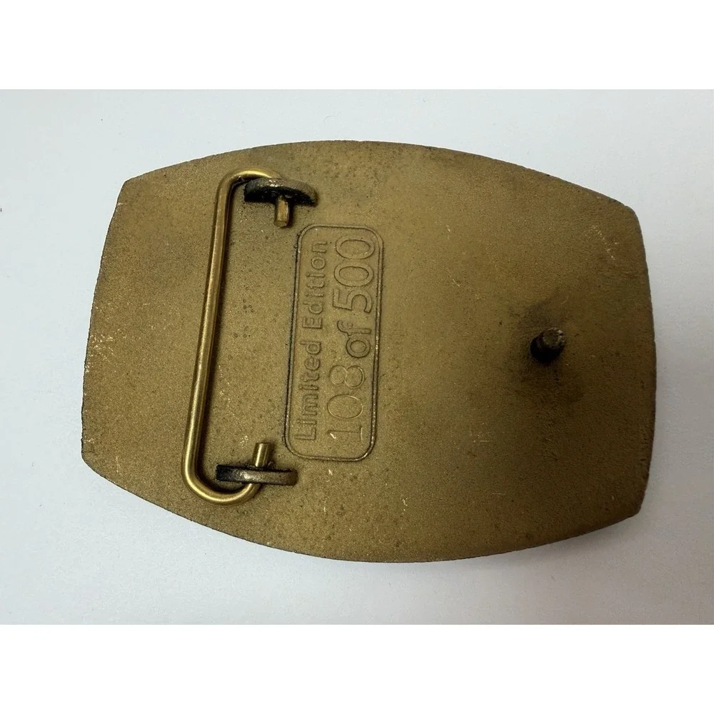 2013 Reno National Championship Air Races Brass Belt Buckle 50th‎ Anniversary